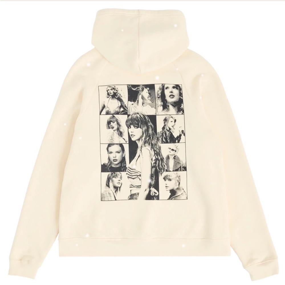 Taylor Swift The Eras Tour Beige Hoodie